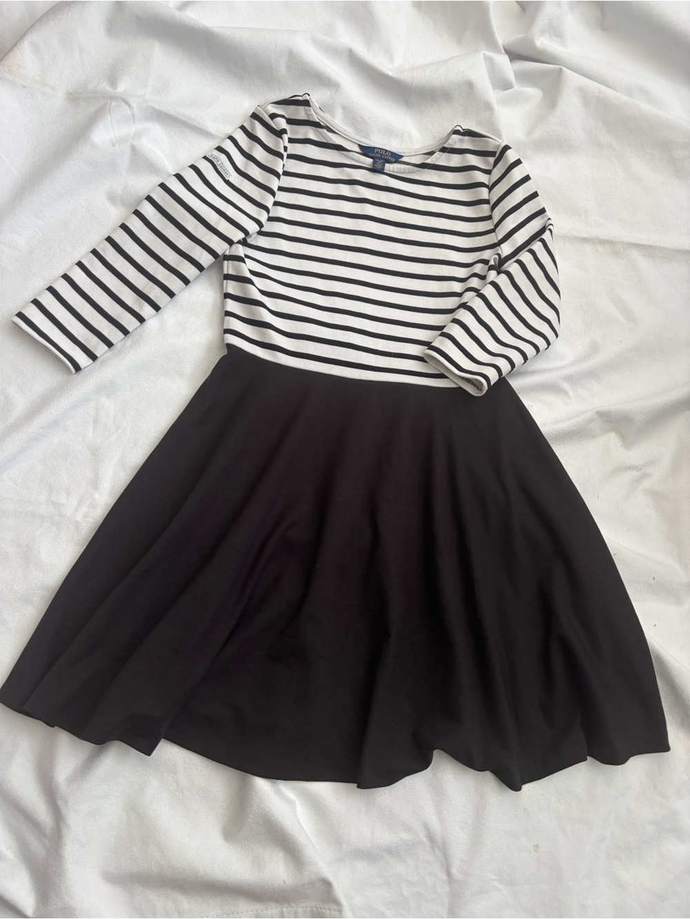 Girls Polo Ralph Lauren Classic Sailor Inspired Dress (XL/16)